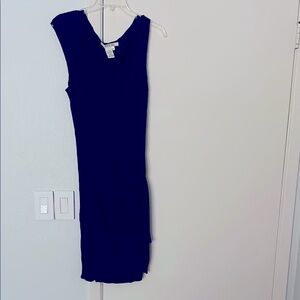 Studio M Elegant Dark Purple Sleeveless Mini Dress